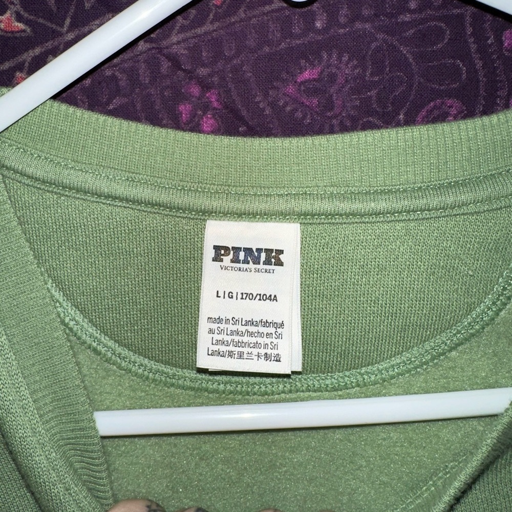PINK Victoria's Secret Sage Sweatshirt - Picture 3 of 3